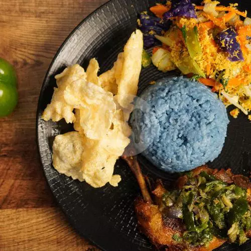 Ayam Nasi Telang Sambal Hijau